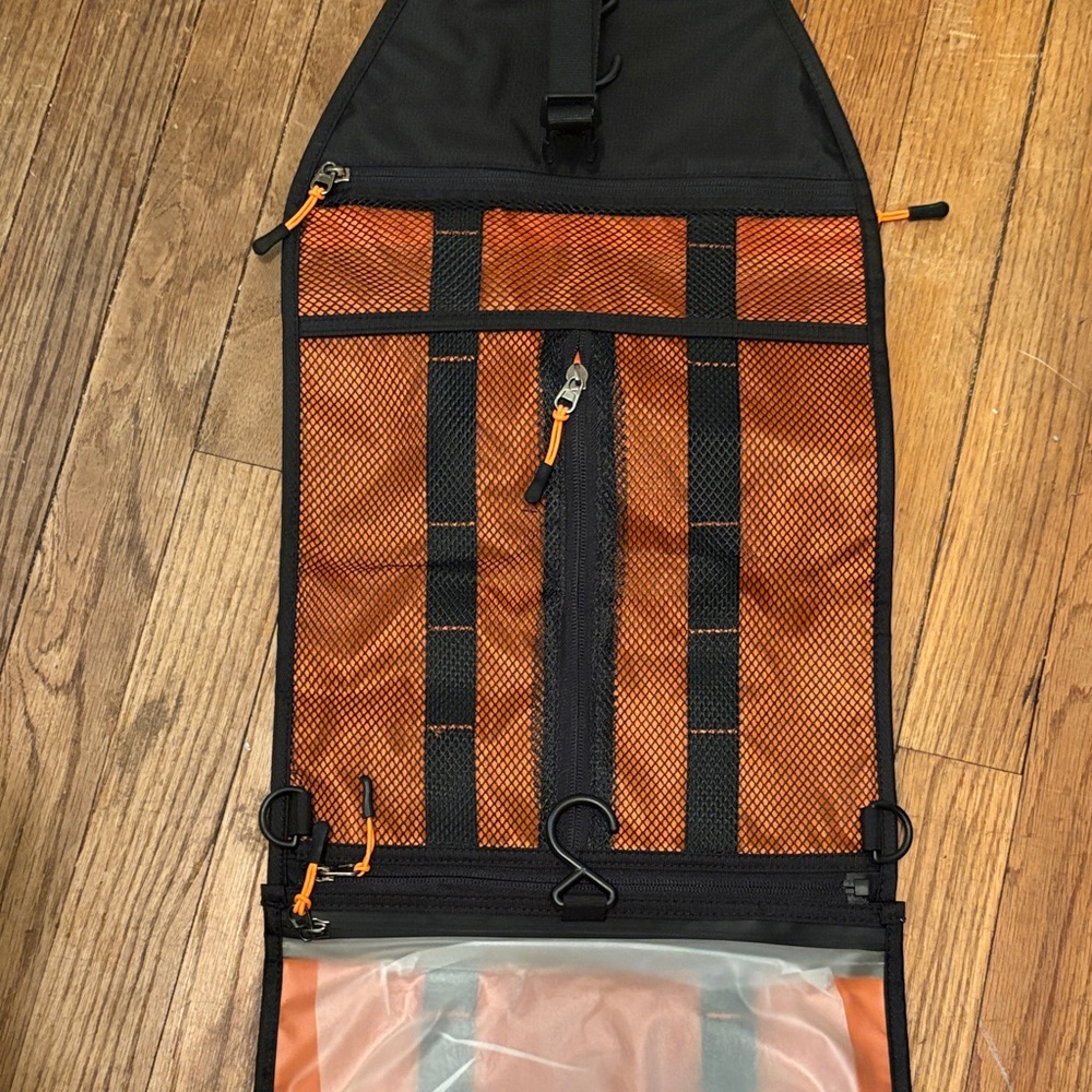 Orange and Black Travel Organizer Bag